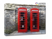 Anglia czerwone budki telefoniczne 120x90cm