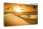 zachód słońca pustynia wydmy 100x70cm