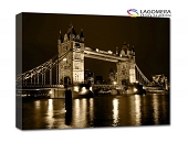 Anglia Londyn most Tamiza nocą 70x50cm