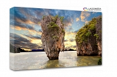 zachód słońca Tajlandia skały 70x50cm
